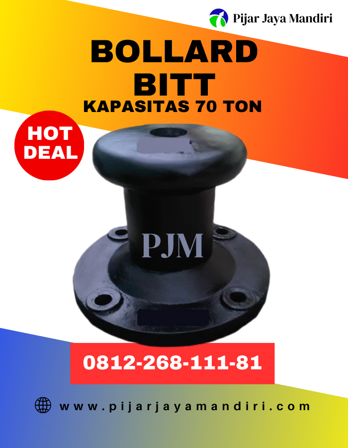 Bollard Bitt untuk Kapal Kapasitas 70 Ton - PT. Pijar Jaya Mandiri